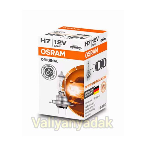 لامپ خودرو h7 اسرام ساده ۵۵W اصل آلمان (OSRAM H7 55W)